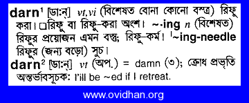 Bangla Meaning of Damn