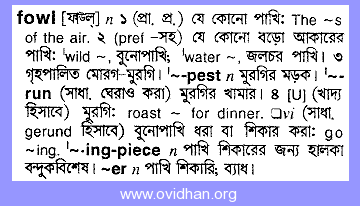 Meaning of wild with pronunciation - English 2 Bangla / English Dictionary