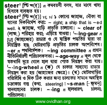 Meaning of steep with pronunciation - English 2 Bangla / English Dictionary